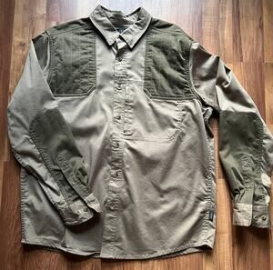 Gander Mountain Guide Series Hunting Shirt Long Sleeve - Men's Medium - Brown *